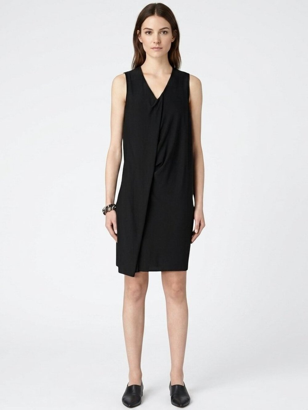 *AllSaints Adela Adi Black Sheath Midi Dress – Size US 4